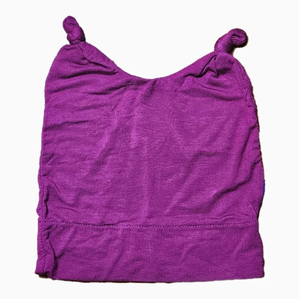 NWT Kickee Pants Double Knot Hat Color Plum Baby Bamboo Beanie